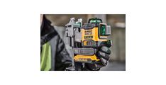 VEČLINIJSKI LASER 18V, ZELEN 1 x 2.0 Ah Li-ion3X360 ​​° PROJEKTOR, VKLJ:  TSTAK + STENSKI NOS Dewalt DCLE34031D1