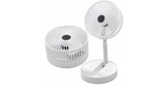 Ventilator mini namizni Rosberg R51760F, USB, 1200mAh,3-hitrosti, bel