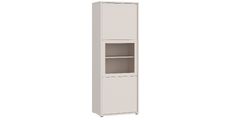 Vitrina ALICE SPRINGS ACSV711-U60 peščena 65x44x179 Iveral + steklo peščena