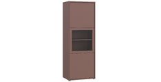 Vitrina  ALICE SPRINGS ACSV711-U72 terakota 65x44x179 Iveral + steklo terakota