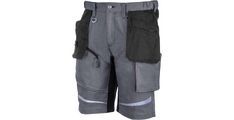 ZAŠČITNE KRATKE HLAČE SLIM FIT SIVO-ČRNE L LAHTI L4071203