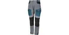 ŽENSKE ZAŠČITNE HLAČE SLIM FIT SIVO-TURKIZ-ČRNE M LAHTI L4054302