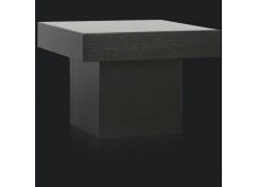 Klubska mizica Berardi, črno steklo in črni hrast 65 x 65 x 48,5 cm Klubska mizica Berardi, črno steklo in črni hrast 65 x 65 x 48,5 cm