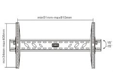 23142 Reflecta PLANO Slim 63-8040T gibljiv nosilec 23142 Reflecta PLANO Slim 63-8040T gibljiv nosilec