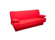 Kavč SAŠA z ležiščem in zabojem (rdeč)