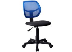 Office chair RONNY blue (5156P) 40x50x81-89 Tkanina modra Office chair RONNY blue (5156P) 40x50x81-89 Tkanina modra