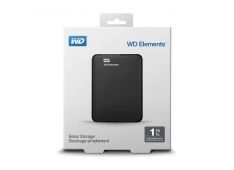 Prenosni trdi disk WD Elements 1 TB črne barve - WDBUZG0010BBK-WESN - 718037855448