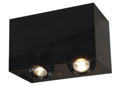 AkrilBOX 2er GU10, črna/prosojna AkrilBOX 2er GU10, črna/prosojna