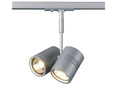 BIMA II Leuchtenkopf za 1-Phasen Schiene, srebrno-siva BIMA II Leuchtenkopf za 1-Phasen Schiene, srebrno-siva