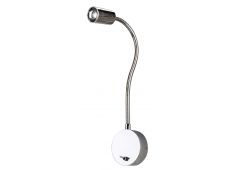 DIO FLEX PLATE z belar 1W LED, krom DIO FLEX PLATE z belar 1W LED, krom
