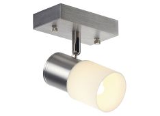 ASTO steklo I GU10 Spot, brušen aluminij ASTO steklo I GU10 Spot, brušen aluminij