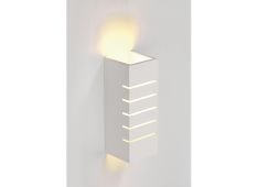 Wandleuchte, GL 100 SLOT, kvadratna, bel gips, E14, max. 40W robiniline_148010_1.jpg