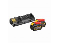 SET DVOJNI POLNILNIK IN 2 BATERIJI XR FLEXVOLT Dewalt DCB132T2 SET DVOJNI POLNILNIK IN 2 BATERIJI XR FLEXVOLT Dewalt DCB132T2