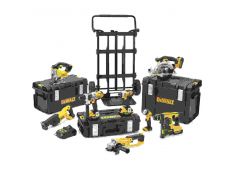 8-DELNI SET AKU 18 V ORODJA S KOVČKI & VOZIČKOM Dewalt DCK891M4 8-DELNI SET AKU 18 V ORODJA S KOVČKI & VOZIČKOM Dewalt DCK891M4