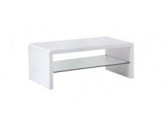 110x60x41 Steklo + MDF bela visok sijaj 110x60x41 Steklo + MDF bela visok sijaj