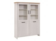 115x37,5x153 MDF bela + hrast 115x37,5x153 MDF bela + hrast
