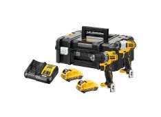 12V SET ORODJA  DCD701+DCF801, TSTAK + 2X 3.0AH Dewalt DCK2110L2T