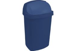 Curver, Koš Za Smeti Rolltop 50 L, Moder Curver, Koš Za Smeti Rolltop 50 L, Moder