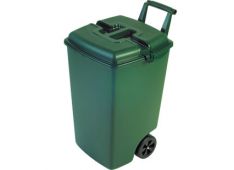 Curver, Smetnjak Na Kolesih Zelena 90 L Curver, Smetnjak Na Kolesih Zelena 90 L