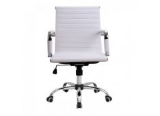 53,5x59,5x89-99 cm Umetno usnje bela 53,5x59,5x89-99 cm Umetno usnje bela