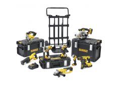 8-DELNI SET AKU 18 V ORODJA S KOVČKI & VOZIČKOM Dewalt DCK891M4 8-DELNI SET AKU 18 V ORODJA S KOVČKI & VOZIČKOM Dewalt DCK891M4