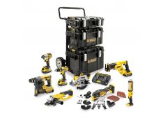 8-DELNI SET AKU 18 V ORODJA S KOVČKI & VOZIČKOM Dewalt DCK894P4 8-DELNI SET AKU 18 V ORODJA S KOVČKI & VOZIČKOM Dewalt DCK894P4