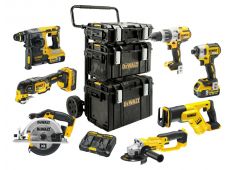 8-DELNI SET AKU 18 V ORODJA S KOVČKI & VOZIČKOM Dewalt DCK897P4 8-DELNI SET AKU 18 V ORODJA S KOVČKI & VOZIČKOM Dewalt DCK897P4