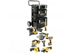8-DELNI SET XR 18 V ORODJA S KOVČKI & VOZIČKOM Dewalt DCK892M4 8-DELNI SET XR 18 V ORODJA S KOVČKI & VOZIČKOM Dewalt DCK892M4