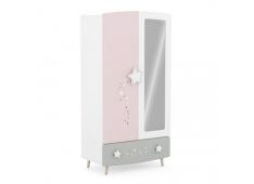 95x51,6x186,8 MDF+Iveral roza + siva + bela 95x51,6x186,8 MDF+Iveral roza + siva + bela