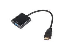 Adapter HDMI M. - VGA Ž. + audio Adapter HDMI M. - VGA Ž. + audio