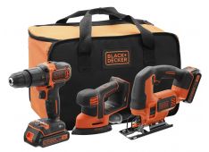 AKU SET UDARNI VRTALNIK,VBODNA ŽAGA IN BRUSILNIKMOUSE, 18V 1,5Ah 2X BATERIJA,POLNILEC IN TORBA Black & Decker BCK31S1S AKU SET UDARNI VRTALNIK,VBODNA ŽAGA IN BRUSILNIKMOUSE, 18V 1,5Ah 2X BATERIJA,POLNILEC IN TORBA Black & Decker BCK31S1S
