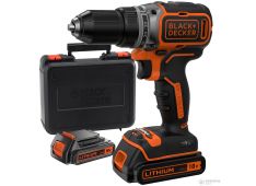 AKU VRTALNIK/VIJAČNIK 18 V 1,5Ah2x1,5 Ah BATERIJI, KOVČEK Black & Decker BL186KB AKU VRTALNIK/VIJAČNIK 18 V 1,5Ah2x1,5 Ah BATERIJI, KOVČEK Black & Decker BL186KB