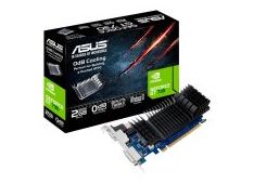 ASUS GeForce GT 730 2GB GDDR5 BRK VGA low-profile graphics card for silent HTPC build (with I/O port brackets), PCIe 2.0, 1xD-SUB, 1xDVI-D, 1xHDMI 1.4a