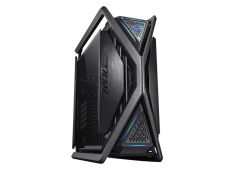 ASUS ROG Hyperion GR701 E-ATX Igralno ohišje - Črno, podpora za dvojni radiator 420 mm, štirje ventilatorji 140 mm, kovinski nosilec GPU, shranjevanje komponent, ARGB krmilnik ventilatorjev, Aura Sync, dva priključka USB Type-C, hitro polnjenje 60W