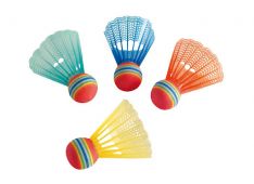 Badminton žogice Hudora Fun barvne