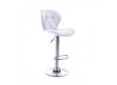 Barski stol INDIRA 48x54x93/114 Umetno usnje bela Barski stol INDIRA 48x54x93/114 Umetno usnje bela