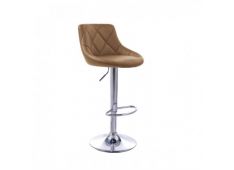 Barski stol ROBIN 48x49x85/106 Umetno usnje cappuccino Barski stol ROBIN 48x49x85/106 Umetno usnje cappuccino