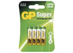 Baterija alkalna GP SUPER R03 - AAA 1.5V, 4 / 1 Baterija alkalna GP SUPER R03 - AAA 1.5V, 4 / 1