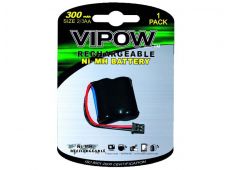 Baterija VIPOW Ni-Mh 2x2/3AA 2,4V 300mAh