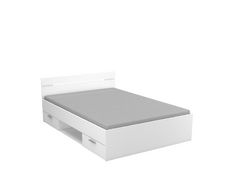Bed MICHIGAN 471718 - white (160x200) with 2 drawers 164,5x204,3x74,2 Iveral bela Bed MICHIGAN 471718 - white (160x200) with 2 drawers 164,5x204,3x74,2 Iveral bela