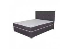 Box spring postelja MONRO ležišče: 180x200 Umetno usnje črna Box spring postelja MONRO ležišče: 180x200 Umetno usnje črna