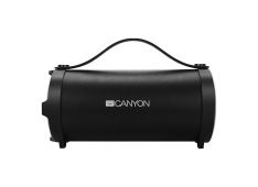 Canyon Bluetooth Speaker, BT V4.2, Jieli AC6905A, TF card support, 3.5mm AUX, micro-USB port, 1500mAh polymer battery, Black, cable length 0.6m, 242*118*118mm, 0.834kg Canyon Bluetooth Speaker, BT V4.2, Jieli AC6905A, TF card support, 3.5mm AUX, micro-USB port, 1500mAh polymer battery, Black, cable length 0.6m, 242*118*118mm, 0.834kg
