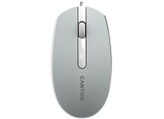 CANYON M-10 - žična optična miška, temno siva