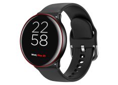 CANYON Marzipan SW-75 Smart watch, 1.22inches IPS full touch screen, aluminium+plastic body,IP68 waterproof, multi-sport mode with swimming mode, compatibility with iOS and android,Pink with extra pink leather belt, Host: 41.5x11.6mm, Strap: 240x20mm, 20. CANYON Marzipan SW-75 Smart watch, 1.22inches IPS full touch screen, aluminium+plastic body,IP68 waterproof, multi-sport mode with swimming mode, compatibility with iOS and android,Pink with extra pink leather belt, Host: 41.5x11.6mm, Strap: 240x20mm, 20.