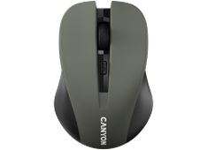 CANYON MW-1 - brezžična optična miška, 2.4 GHz, 4 gumbi, siva