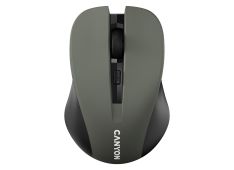CANYON MW-1, brezžična optična miška 2,4 GHz, 4 gumbi, DPI 800/1200/1600, siva CANYON MW-1, brezžična optična miška 2,4 GHz, 4 gumbi, DPI 800/1200/1600, siva