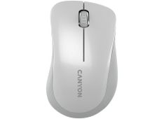 CANYON MW-11, 2.4 GHz  Wireless mouse ,with 3 buttons, DPI 1200, Battery:AAA*2pcs  ,pearl white grey67*109*38mm 0.063kg