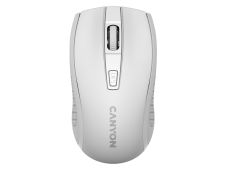CANYON MW-7, 2.4 GHz brezžična miška, 6 gumbov, DPI 800/1200/1600, z 1 AA baterijo, velikost 1106037 mm, teža 58 g, bela CANYON MW-7, 2.4 GHz brezžična miška, 6 gumbov, DPI 800/1200/1600, z 1 AA baterijo, velikost 1106037 mm, teža 58 g, bela