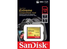 CF SANDISK 128GB EXTREME UDMA7, 120/85MB/s, VPG-20 - SDCFXSB-128G-G46 - 619659124748
