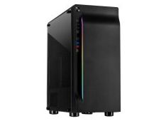 Chassis INTER-TECH A-3411 Creek Gaming Tower, ATX, 1xUSB3.0, 2xUSB2.0, PSU optional, Window side panel, LED light on the front, integrated RGB LED, Black Chassis INTER-TECH A-3411 Creek Gaming Tower, ATX, 1xUSB3.0, 2xUSB2.0, PSU optional, Window side panel, LED light on the front, integrated RGB LED, Black